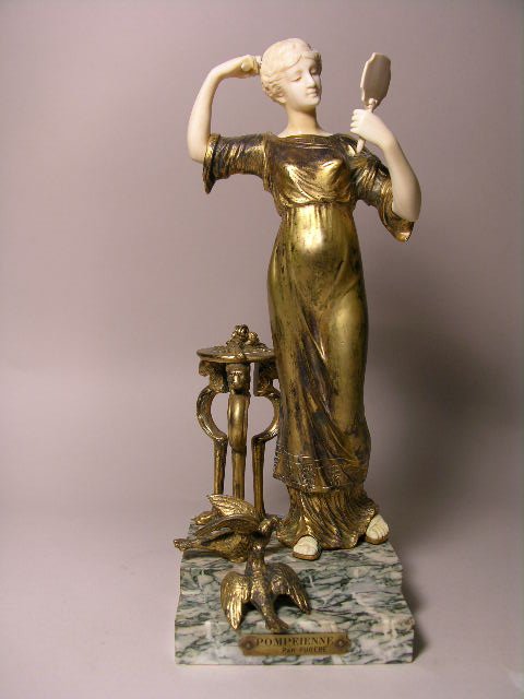 HENRY FUGERE:BRONZE FIGURE.