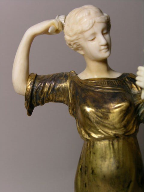 HENRY FUGERE:BRONZE FIGURE. - 2