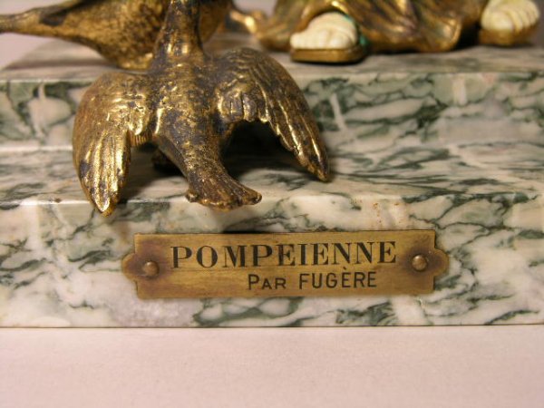 HENRY FUGERE:BRONZE FIGURE. - 5