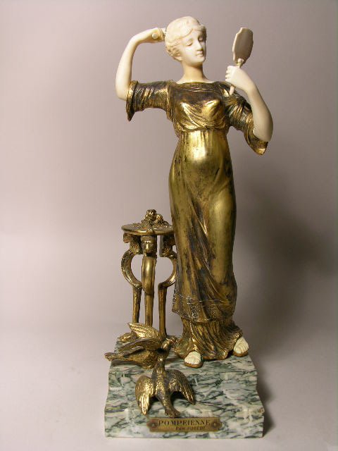 HENRY FUGERE:BRONZE FIGURE. - 6