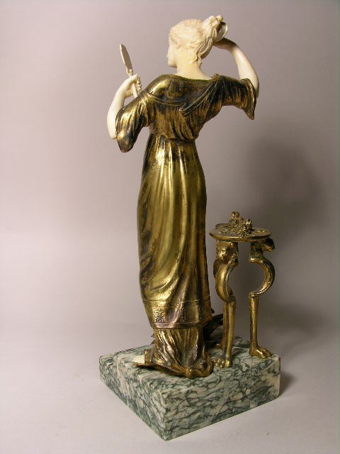 HENRY FUGERE:BRONZE FIGURE. - 7