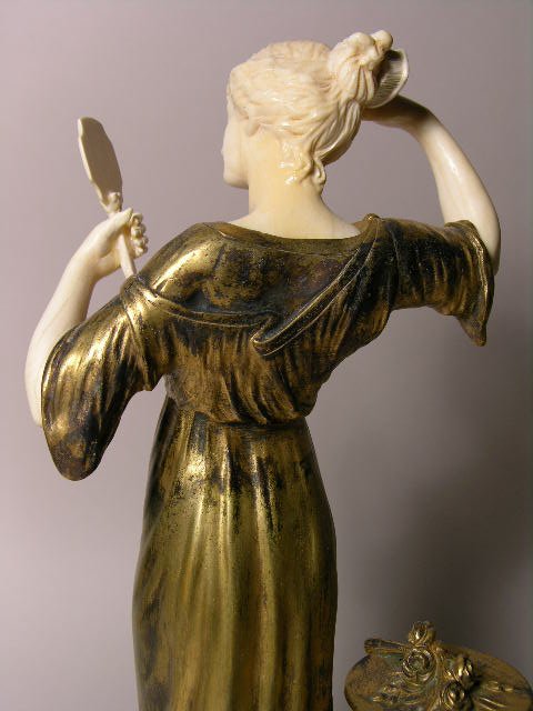 HENRY FUGERE:BRONZE FIGURE. - 8