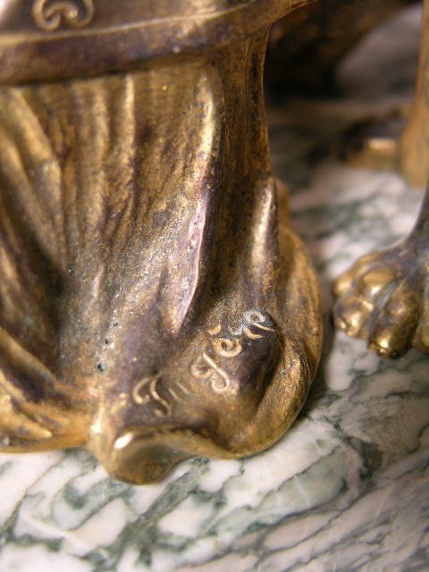 HENRY FUGERE:BRONZE FIGURE. - 9