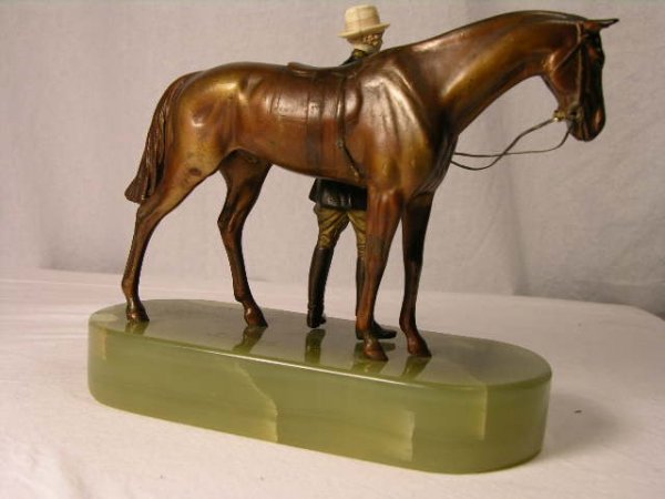 BRONZE AND IVORY: BRUNO ZACH. A BEAUTIFUL SCULPT - 2
