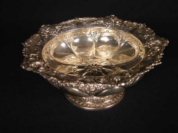 STERLING SILVER SERVING COMPOTE ENGLISH HALLMARKE
