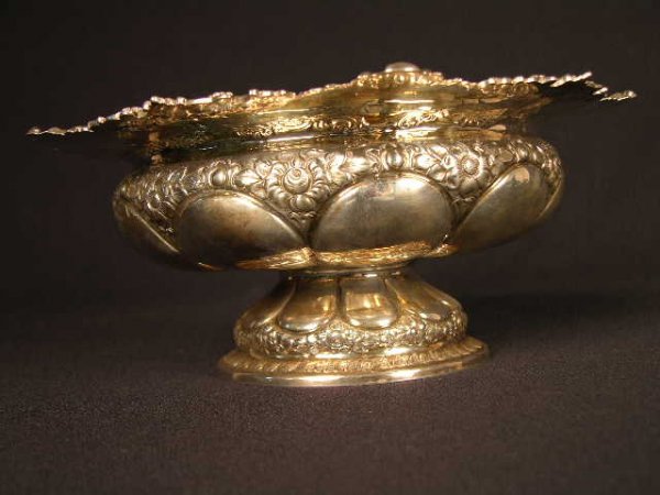 STERLING SILVER SERVING COMPOTE ENGLISH HALLMARKE - 2