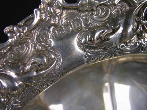 STERLING SILVER SERVING COMPOTE ENGLISH HALLMARKE - 3