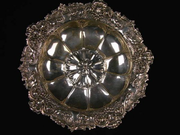 STERLING SILVER SERVING COMPOTE ENGLISH HALLMARKE - 4