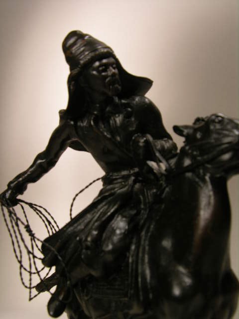 E. ALEKSANDROVICH LANSERE BRONZE FIGURE. - 2