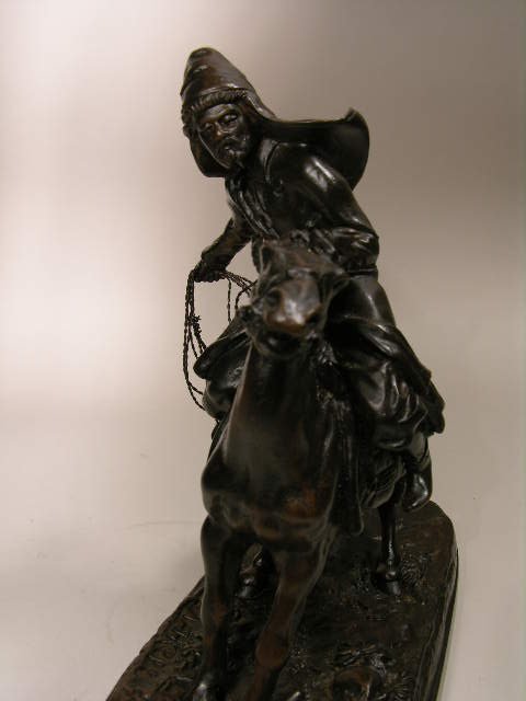 E. ALEKSANDROVICH LANSERE BRONZE FIGURE. - 3
