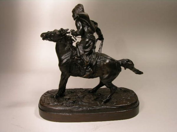 E. ALEKSANDROVICH LANSERE BRONZE FIGURE. - 4