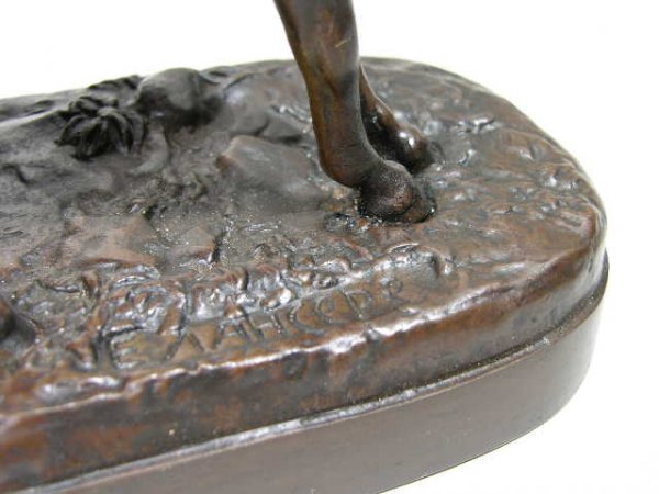 E. ALEKSANDROVICH LANSERE BRONZE FIGURE. - 7