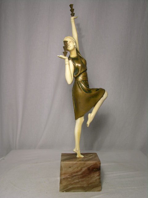 D.H. CHIPARUS FIGURE "BALANCING ACT". - 2