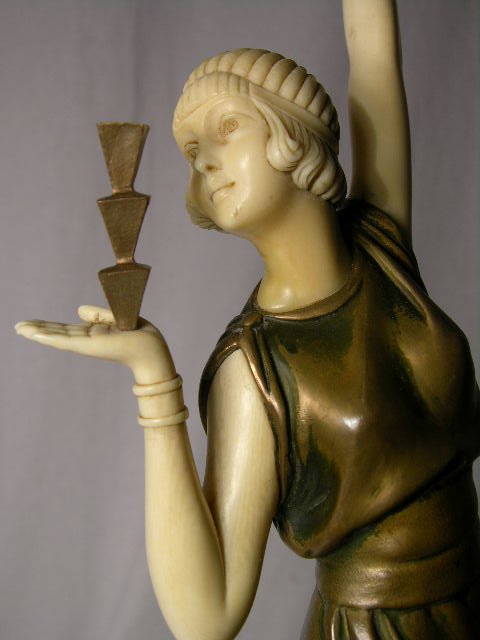 D.H. CHIPARUS FIGURE "BALANCING ACT". - 3