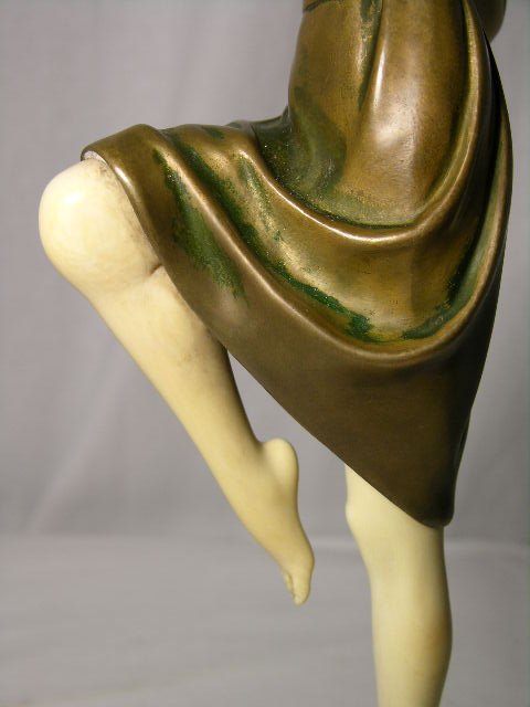 D.H. CHIPARUS FIGURE "BALANCING ACT". - 5