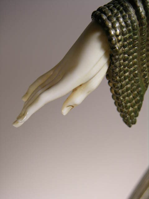 BRONZE-IVORY DH CHIPARUS FIGURINE "STARLIGHT". - 3