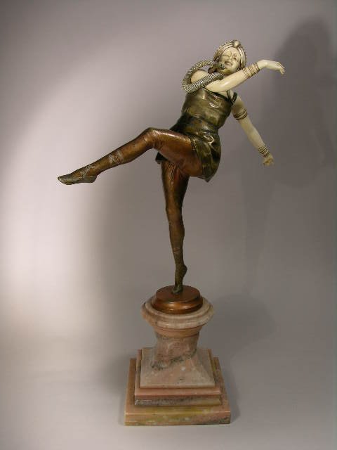 C.J. COLINET: DANCER WITH SNAKE.