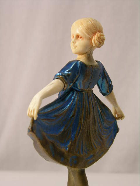 IVORY AND PATINATED BRONZE:F. PREISS. - 3