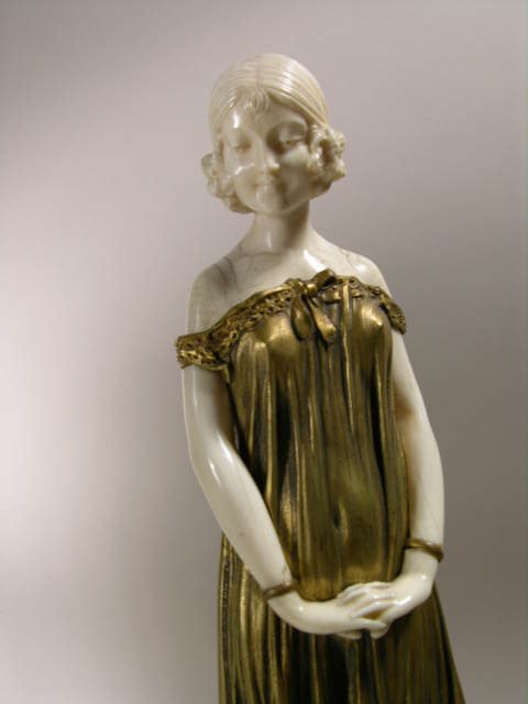 D.H. CHIPARUS FIGURE TITLED "INNOCENCE". - 2