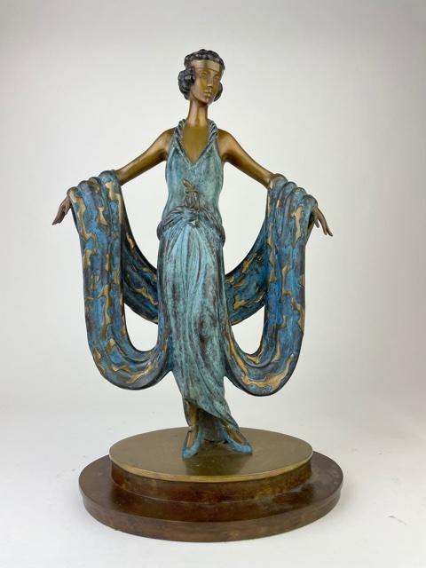 Erte (Romain De Tiftoff) "Gala" a patinated bronze (1 of 11)