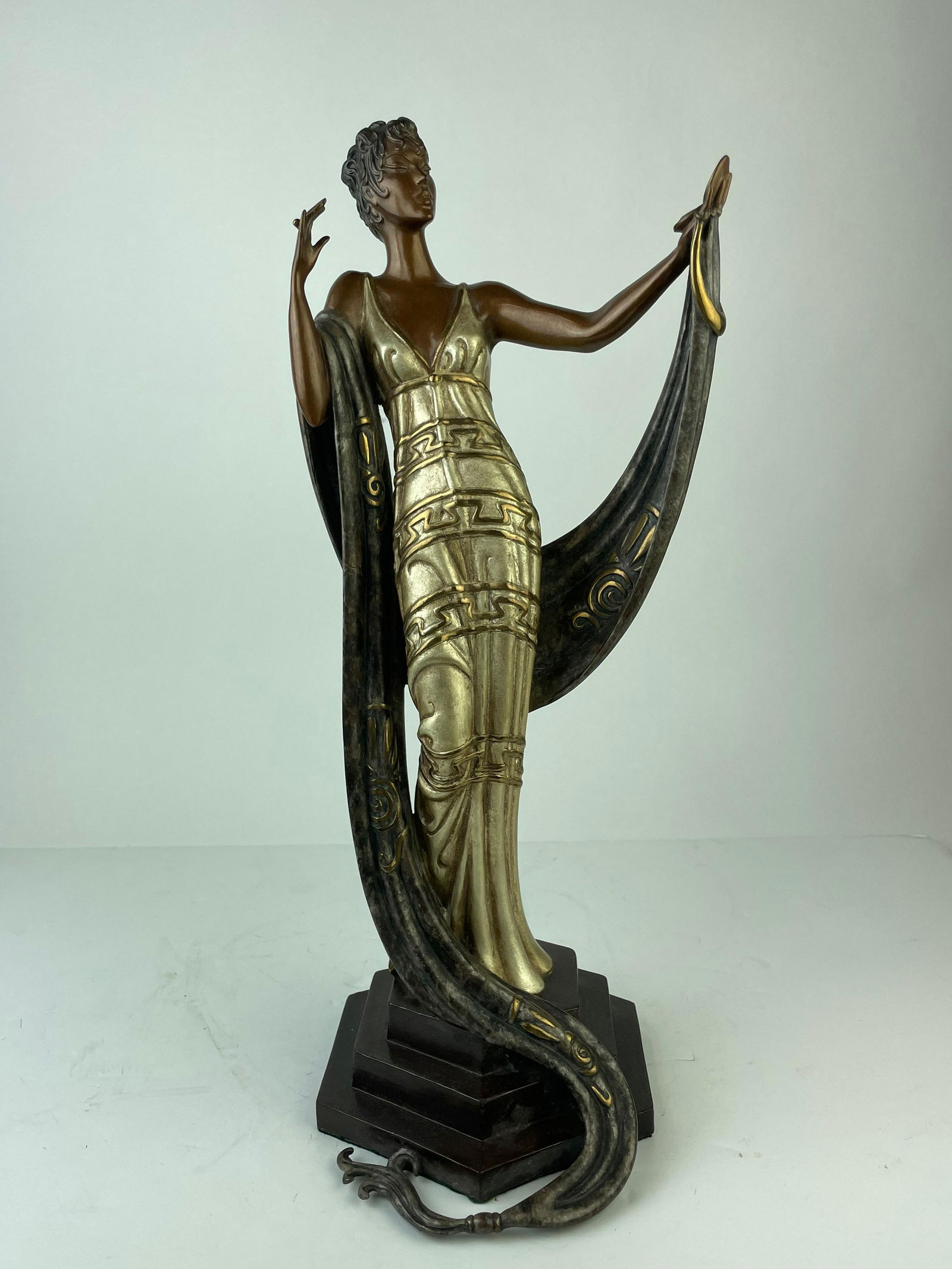Erte (Romain De Tiftoff) "Coquette" a patinated bronze (1 of 10)