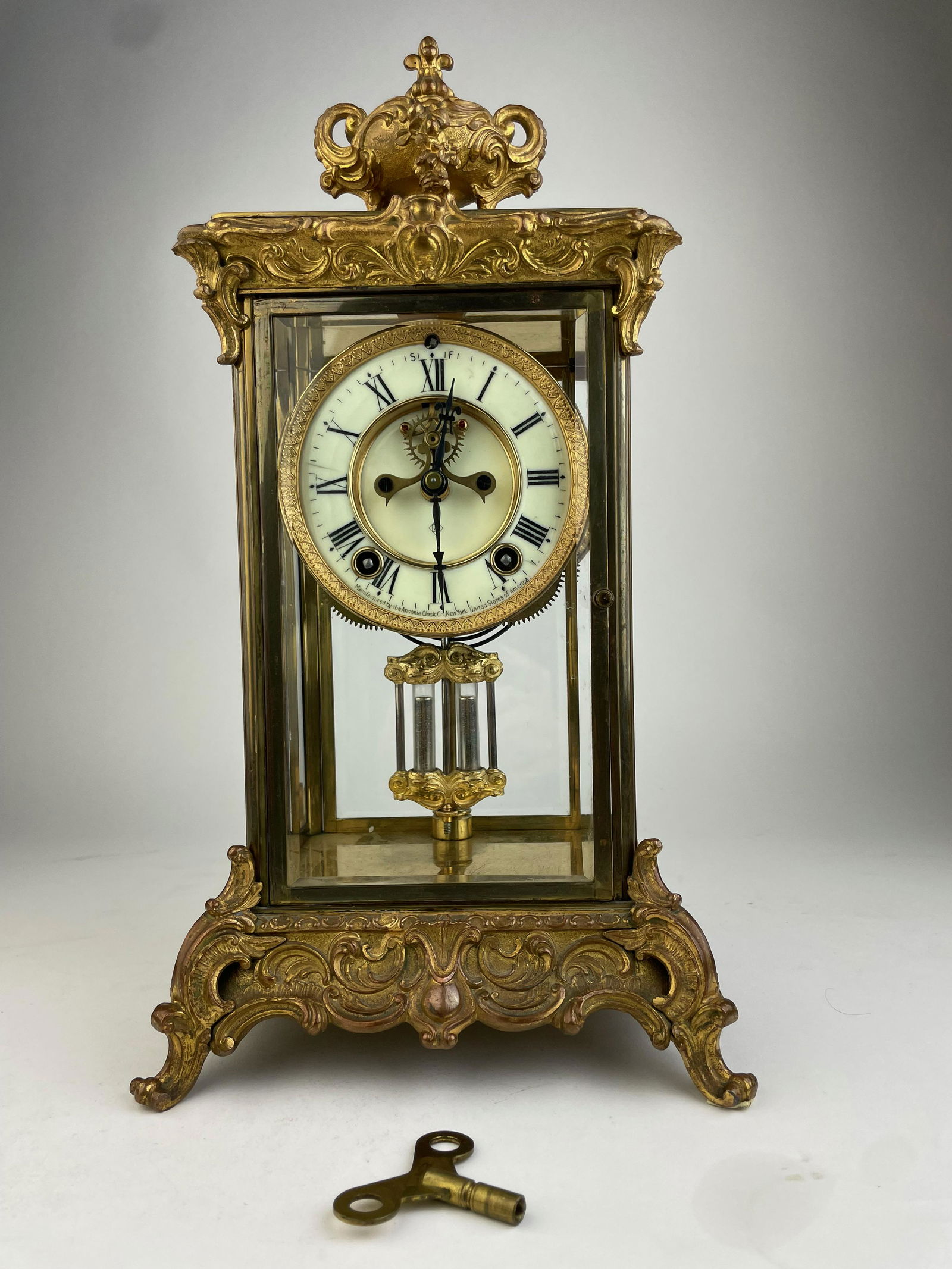 Rare "Verdi" Model Crystal Regulator with 8 Day Time & (1 of 8)