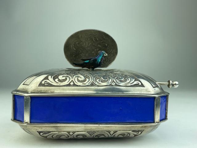 Mechanical singing bird box automaton in the form of grand piano. (1 of 8)