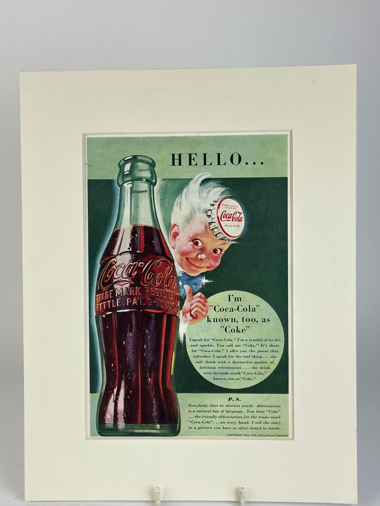 Coca-Cola vintage memorabilia.