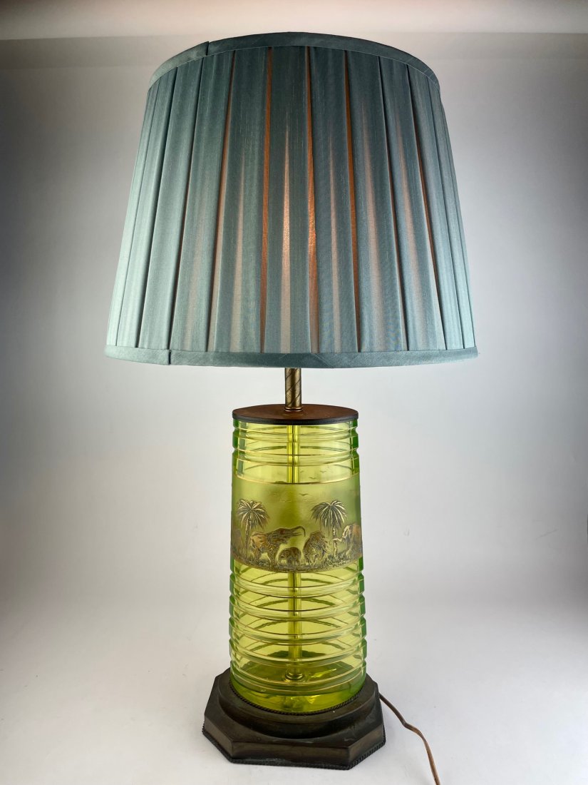 Bohemian Mosser glass designed by Rudolf Wels, circa 1930s, (1 of 9)