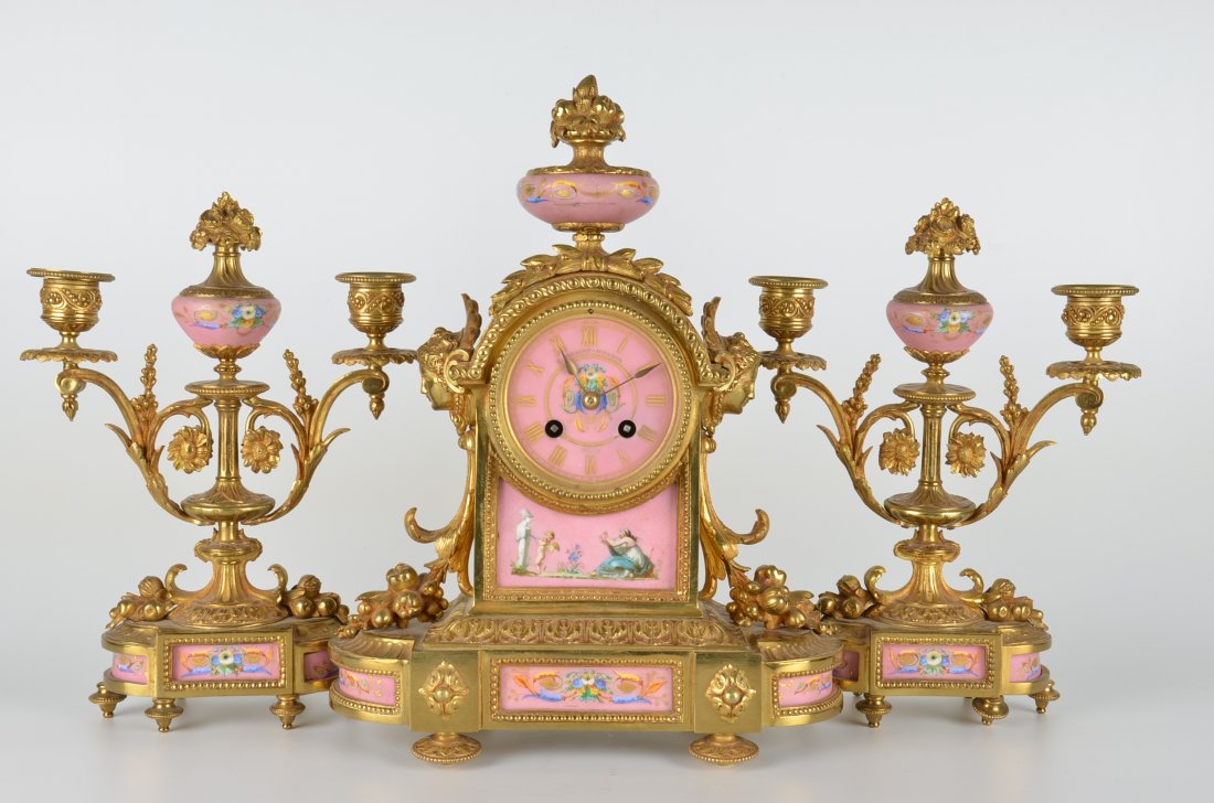 E. Robert-Houdin Signed 19 th Century French Mantle (1 of 5)