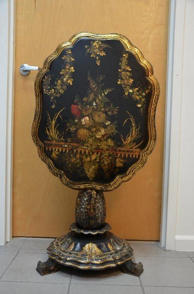 A late 19th century Victorian period Paper Mache tip (1 of 3)