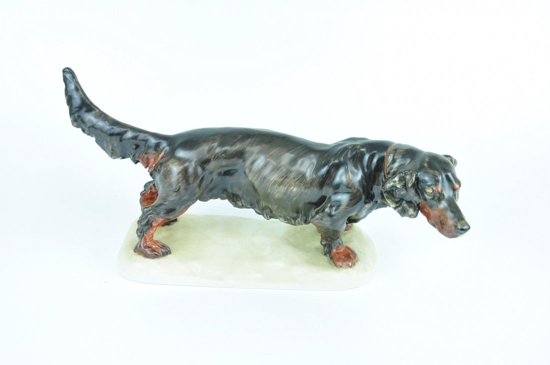 Herend Hungary porcelain Dachshund dog (1 of 4)
