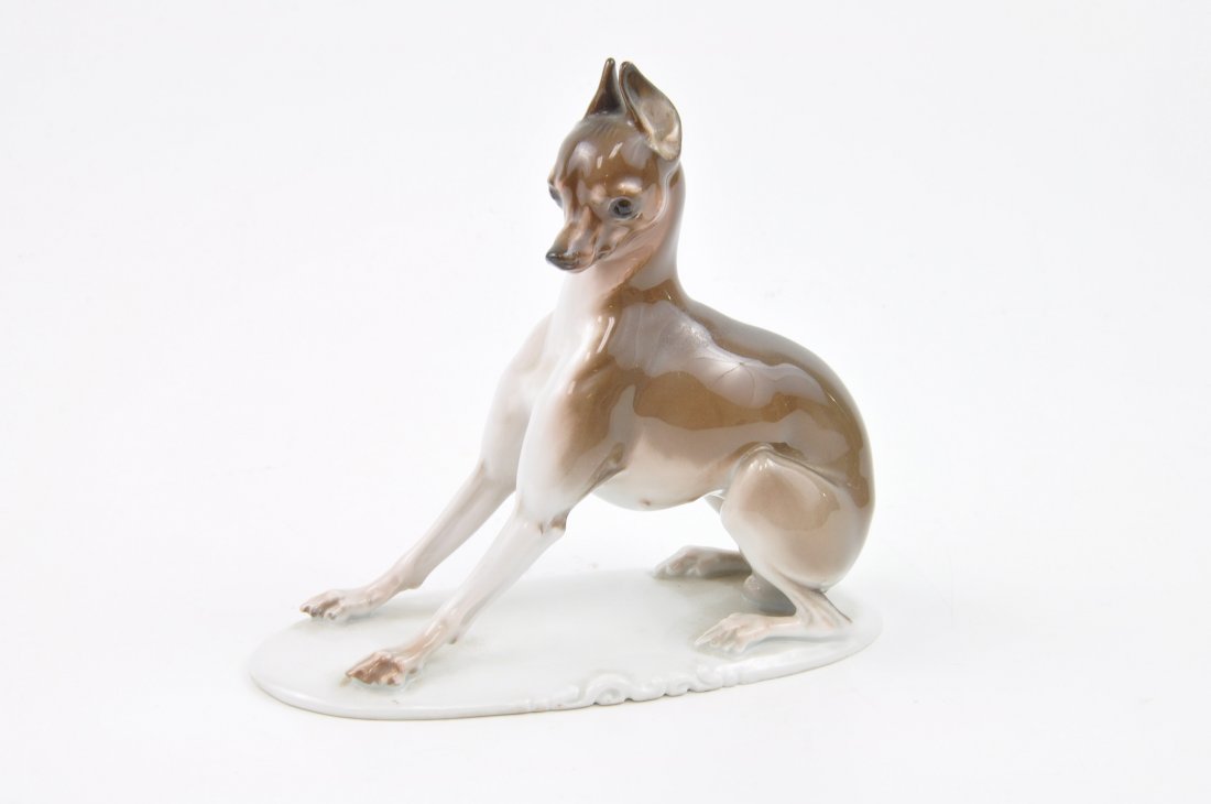 Rosenthal German porcelain figurine of a Doberman (1 of 4)