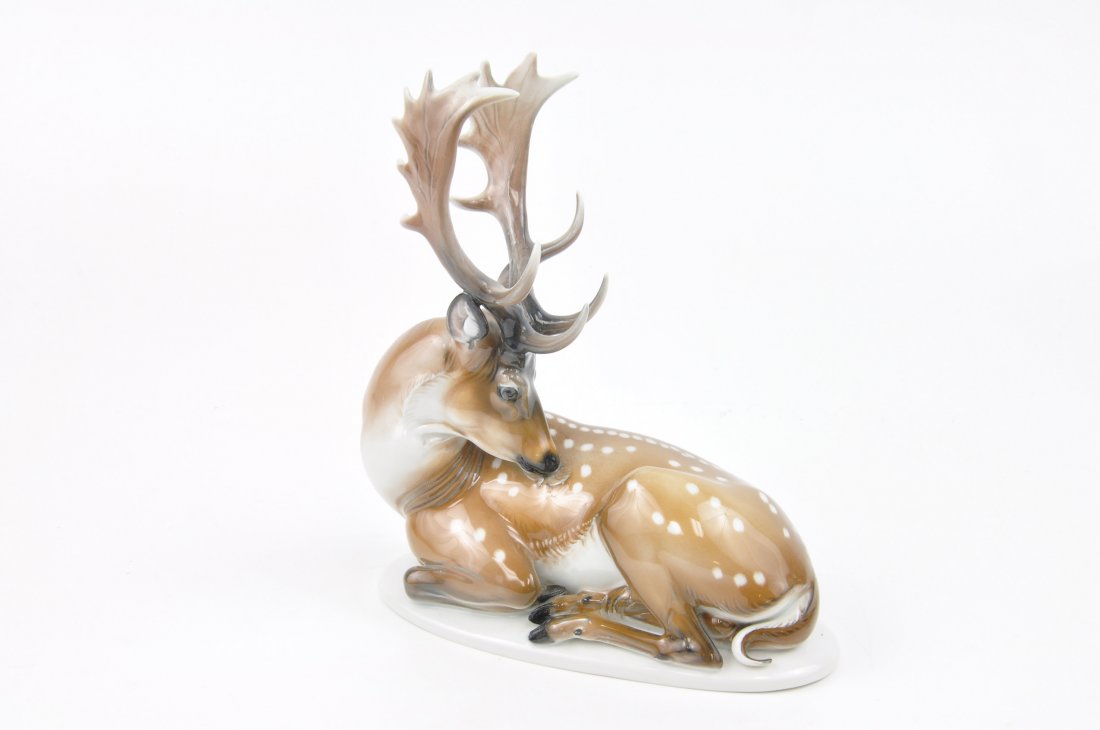 Rosenthal German porcelain figurine of a dear. (1 of 4)