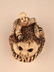 Carved Netsuke figure of a man on a turtles back - 2