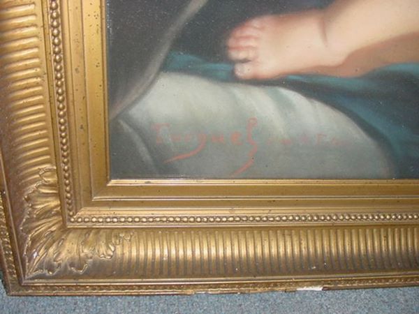 FRENCH PAINTING, MADE IN A DRY PASTEL PROCESS, SH - 3