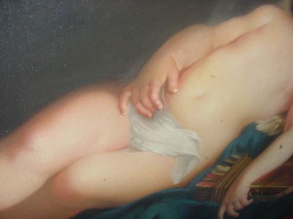 FRENCH PAINTING, MADE IN A DRY PASTEL PROCESS, SH - 4