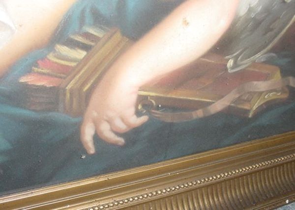 FRENCH PAINTING, MADE IN A DRY PASTEL PROCESS, SH - 6