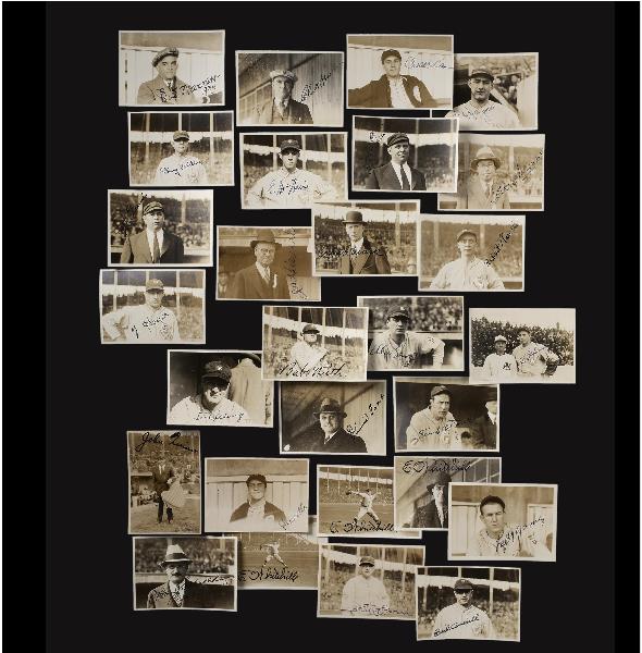 (28) Signed Snapshots of 1934 U.S. Tour Players and