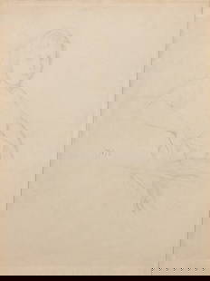 Balthus: Balthus 1908 - 2001 Jeune Fille assise (Jacqueline Matisse ?) signed with the artist's monogram (towards center left) pencil on paper 42,9 x 32,1 cm; 16⅞ x 12⅝ in.&nb