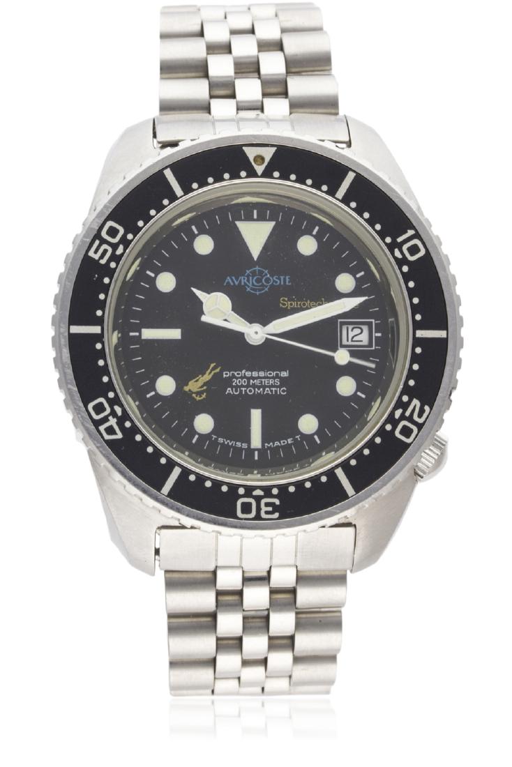 A RARE GENTLEMAN'S STAINLESS STEEL FRENCH MILITARY (1 of 1)