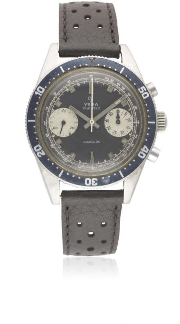 A GENTLEMAN'S STAINLESS STEEL YEMA "DAYTONA" (1 of 1)