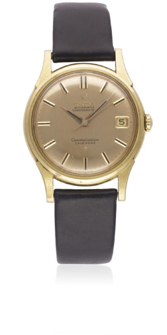A RARE GENTLEMAN'S 18K SOLID GOLD OMEGA CONSTELLATION (1 of 1)