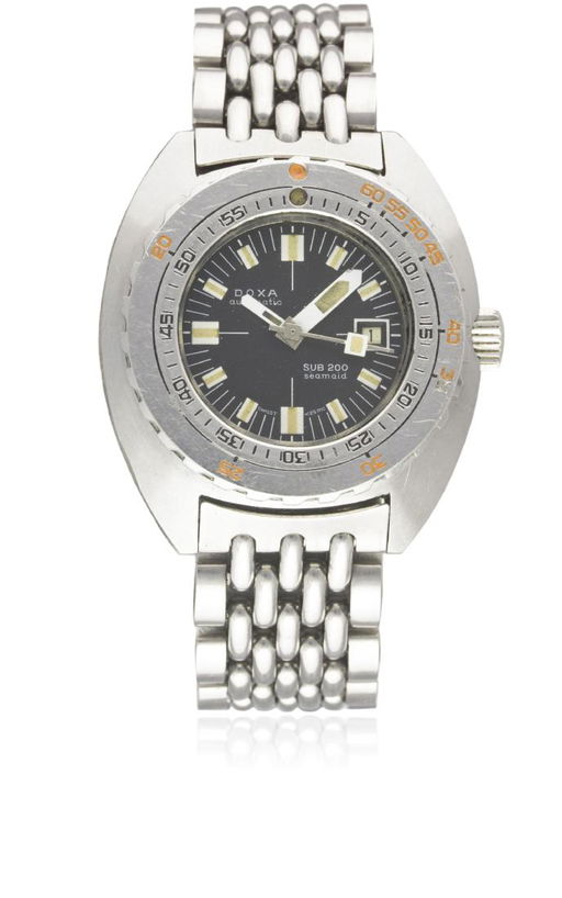 A Rare Ladies Stainless Steel Doxa Sub 200 Seamaid Nov 18 2017 Watches Of Knightsbridge Auctioneers In United Kingdom