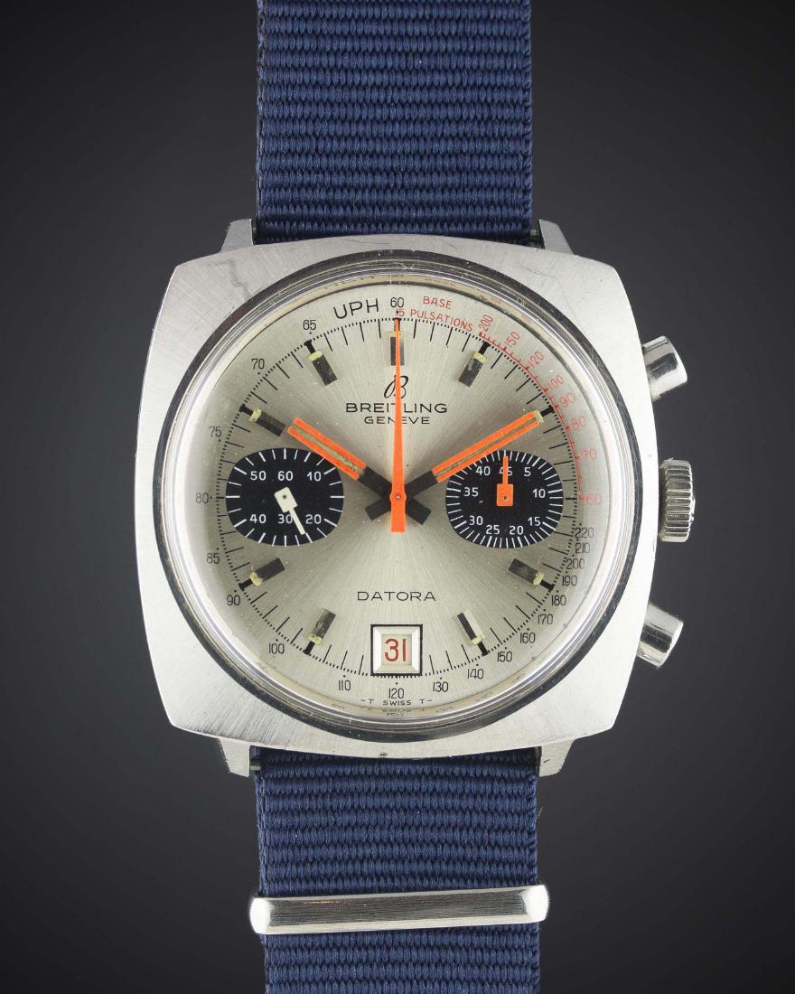 A GENTLEMAN'S STAINLESS STEEL BREITLING DATORA (1 of 1)
