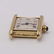 A RARE LADIES 18K SOLID GOLD CARTIER LONDON TANK "LC" - 10