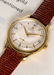 A RARE GENTLEMAN'S 18K SOLID YELLOW GOLD OMEGA