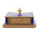 A FINE & RARE SOLID SILVER GILT & LAPIS LAZULI TABLE