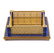 A FINE & RARE SOLID SILVER GILT & LAPIS LAZULI TABLE - 2