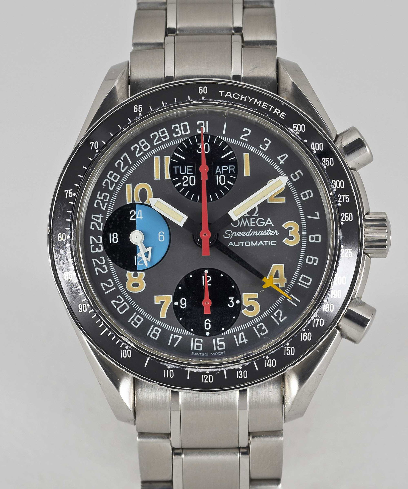 A GENTLEMAN'S STAINLESS STEEL OMEGA SPEEDMASTER "MK 40" (1 of 1)